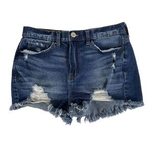 SO Vintage Stretch Curvy Mom Short Size 9/29W High Rise Distressed Shorts